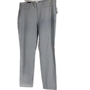 Size 10 - Women's - GAP - Slim Fit‎ Checked Pants